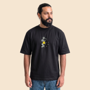 Chronos Gears Premium Embroidered Oversized T-Shirt